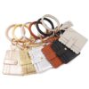 oly-81651537162f23544632cb0d576042af Wholesale PU Leopard Print Keychain Card Case Wallet with Tassel Stylish Boutique Gift