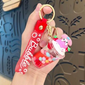 Sanrio milk tea cup - my melody (filled with oily milk beans) / Single opp bag packaging