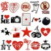 oly-817e90a71c775413bd21e10d957e80a6 Wholesale Cartoon Colorful Heart Star Decorative Cloth Patches Fashion Accessory Gift Resale