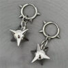 Wholesale Dark Punk Studded Earrings Gothic Rivet Earrings for Men and Women Chic Party Jewelry Accessory