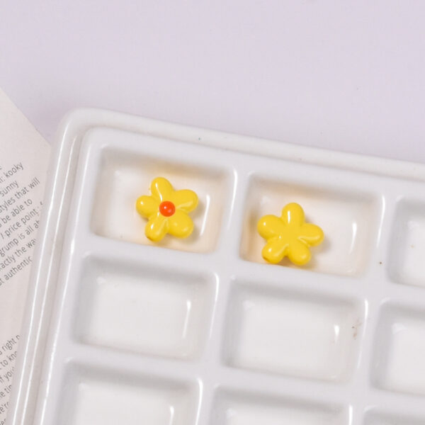 oly-81861e808e3b13739f3ef9e8cbf1257b Wholesale Electroplated Acrylic Beads Mixed Color Dot Oil Flowers Light Luxury Style for DIY Jewelry Bag Charm Boutique Resale