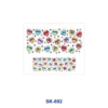 Wholesale 8pcs Love Diamond Lip Graffiti Character Clover Easter Egg Smiley Decor Mini Cup Keychain Sticker OLY Exclusive