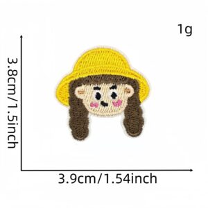 Cartoon character cloth stickers 13#