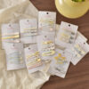 Wholesale Yellow Floral Acrylic Hair Clip Set Fashion Accessory Gift Boutique Resale