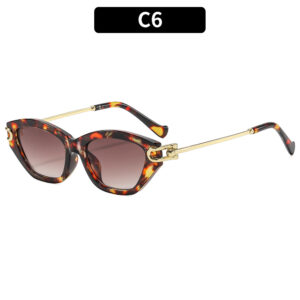 C6-tortoiseshell frame double tea slices