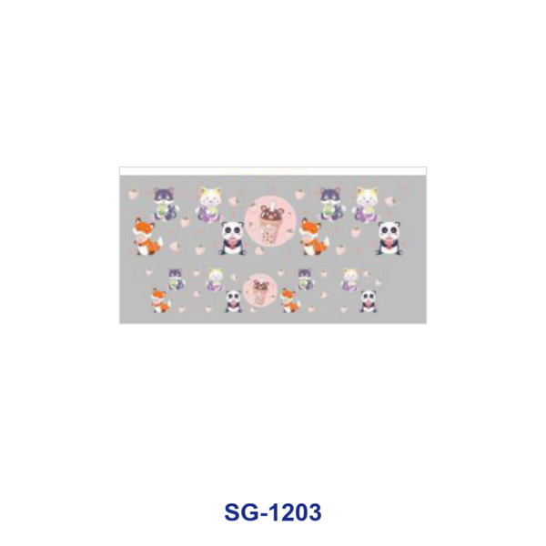 oly-81b48157a11d541d4cee2de30c7c78a0 Wholesale 8pcs Mixed Milk Tea Cup Cartoon Animal Boba Tea Teapot Bottle Pink Bow Print 3oz Cup Stickers Wrap