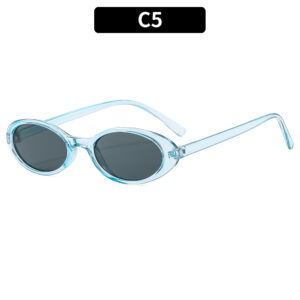 C5-transparent blue frame gray sheet