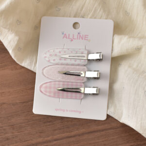 18 # Pink seamless clip-3pcs