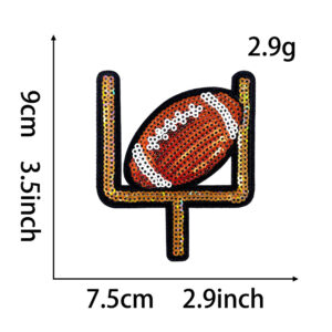 Hot melt adhesive back* brown football