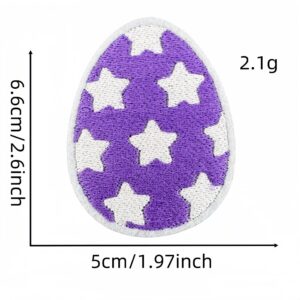 Easter egg cloth stickers 6#