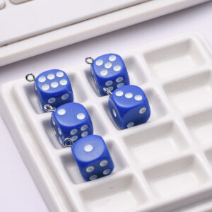 Dark blue and white letters