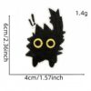 oly-82308c6520cf254df7735baad567e366 Wholesale Polyester Thread Embroidered Patch Cute Black Cat Design DIY Fashion Accessory