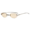 oly-8234f907c3c521001f9e379af06a0d5c Wholesale Retro Oval Rimless Sunglasses Metal Frame UV400 Chic Fashion Accessory