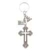Wholesale Cross Bible Plate Keychain Bag Charm Chic Jewelry Accessory for Gift Resale