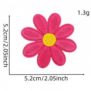 Rose red large cloth patch 1 #