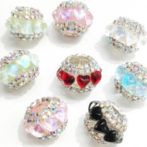 Wholesale Acrylic Love Cat Eye Lantern Beads for DIY Phone Chain Keychain Bag Charm Decorative Accessories