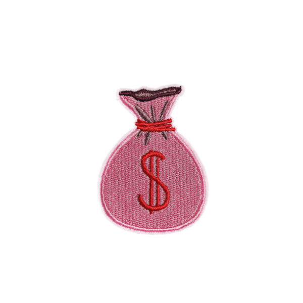Wholesale Polyester Thread Cowgirl Horse Shoe Embroidery Patch Pink Iron On for Clothing Repair Fashion Accessory