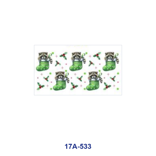 Wholesale 5pcs Christmas Theme Cute Animal Christmas Stocking Fairy Light Holly Snowflake Mixed Decor Prints 16oz Cup UV DTF Wraps