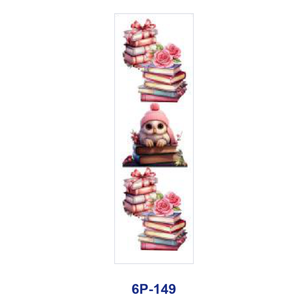 Wholesale 2/8/16pcs UV DTF Stickers Cute Animal Book Rose Print Pen and Bookmark Stickers