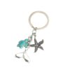 Wholesale Alloy Sea Life Keychain Pendant Charm Gift for Teacher's Day