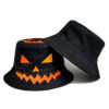 Wholesale Halloween Pumpkin Monster Bucket Hat Trendy Fashion Accessory with Sun Protection for Gift and Boutique Resale