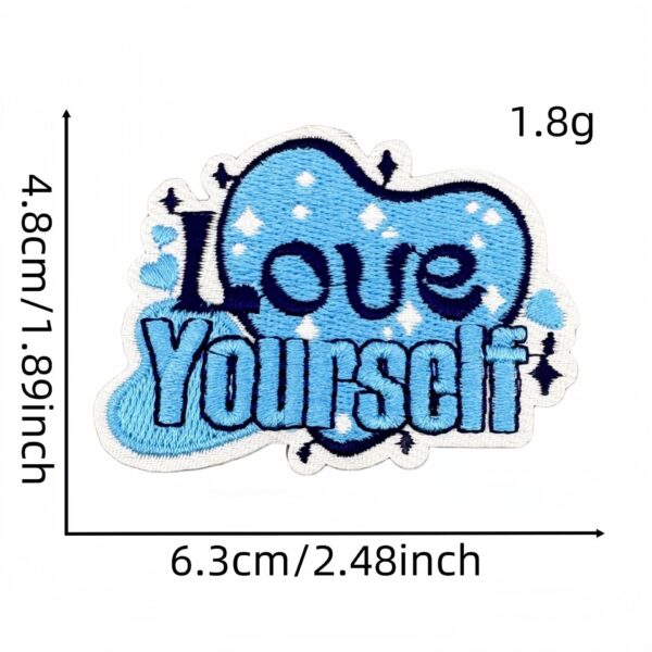 Wholesale Colorful Cartoon English Alphabet Embroidered Patches Decorative Fashion Accessory for Clothing Gift Resale