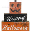 Wholesale Wooden Halloween Ghost Ornament Decorative Accent for Party Home Resale
