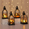 Wholesale Halloween Decorative Candle Lamp Plastic Witch Pattern Party Home Decoration