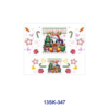 Wholesale 8pcs Christmas Elf Mini Cup Keychain Sticker