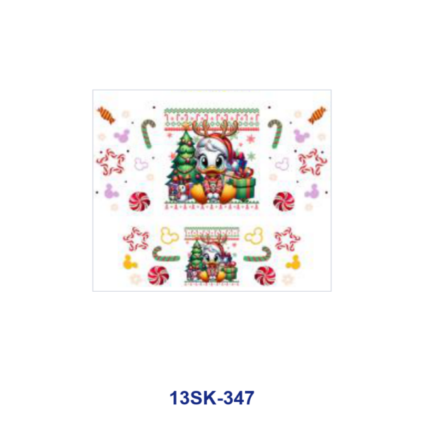 Wholesale 8pcs Christmas Elf Mini Cup Keychain Sticker