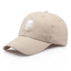 Wholesale Skull Design Baseball Cap Khaki Casual Hat Fashion Accessory Boutique Gift