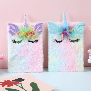 oly-8340066a914c14fc4761bd440265df74 Wholesale Unicorn Cute Notebook Trendy Kids Diary with Feather Design Everyday Gift for Girls Boutique Resale