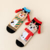 oly-8346babde3a34b51aecf5fb12b25baba Wholesale Anime Cartoon Pattern Women's Mid Calf Socks Fashion Accessory for Everyday Wear