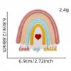 Wholesale Polyester Embroidered Cartoon English Patch - Iron-On Decorative Badge for DIY Clothing Accessory