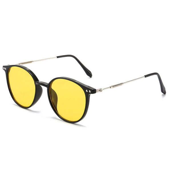 Wholesale Fashion UV400 Sunglasses with Yellow Lens and Grey Frame for Everyday Wear