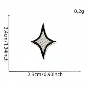 Black star cloth patch 7#