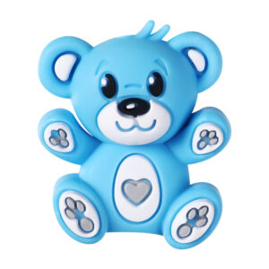 3D Deep Blue Hug Bear