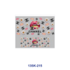 oly-839336086e2248547fe8da62afb720a5 Wholesale 8pcs Romantic Bow Design Mini Cup Keychain Sticker
