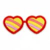 oly-839500b0ea1658517426e5031414819f Wholesale 8-Pack Embroidered Iron-On Patches Heart Sunglasses Rainbow Design for DIY Fashion Accessories
