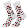 oly-8395af1e11f60b3dca95b9649c89bc26 Wholesale Food Pattern Unisex Cotton Socks Breathable Casual Socks for Youth - Boutique Resale