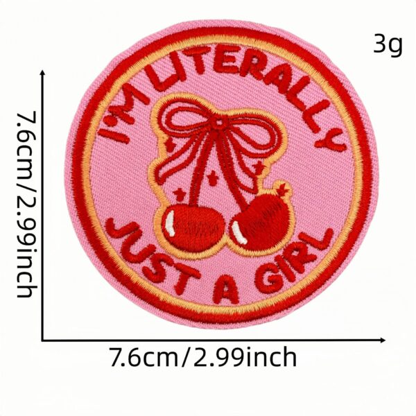 oly-83ab952c7a302a5a2675418e8dd5dd4a Wholesale Cartoon English Inspirational Iron On Patches Polyester Embroidery Decorative Accents for Clothing Bags