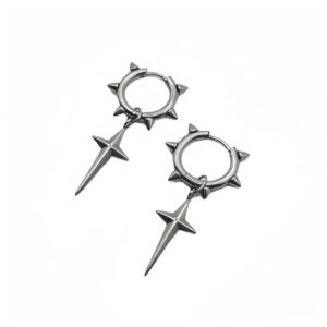 A pair of steel-colored stars