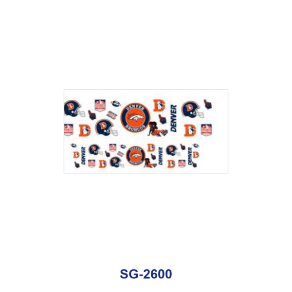 Wholesale 8pcs Multi Style American Football Team Badge Helmet Sport Pattern 3oz Cup Stickers Wrap OLY Exclusive
