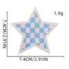 oly-83c36eccbbb21eb9ff4219088c7dcbfb Wholesale Plaid Star Iron-On Patches 9-Piece Set Polyester Embroidery Clothing Accessory for Women Casual DIY Craft Supply