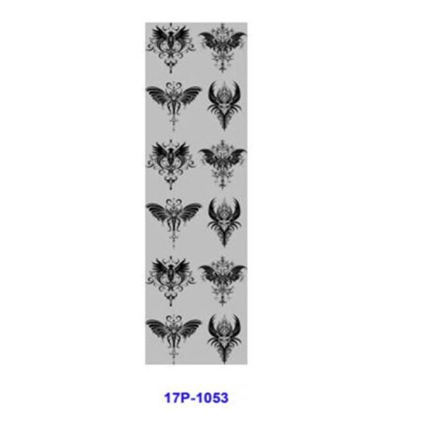 oly-83ce9780bb1fe068751a75473d7c9053 Wholesale 2/8/16pcs UV DTF Stickers Wing Skull Gothic Castle Ornament Patterns Pen and Bookmark Stickers