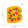 oly-83cef8f40dc7d797419c97e8a5095b6c Wholesale Modern Letter Patch Embroidery Sticker Rayon Fabric Clothing Decorative Accessory
