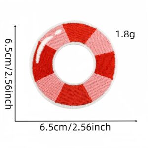 Summer beach cloth stickers 20#