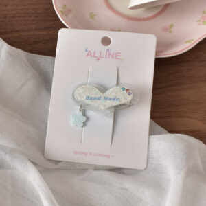 8 # Blue hanging circle big love-1pcs