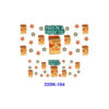 Wholesale 2/4/8pcs Retro Slogan Mini Keychain Sticker OLY Exclusive
