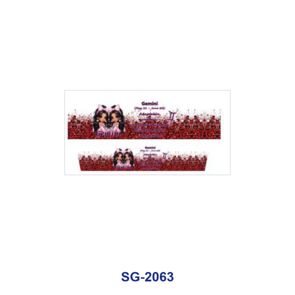 oly-83ffbcb0eeeffc40520a0bee57443fa3 Wholesale 8pcs Mixed Zodiac Horoscope Girl Print 3oz Cup Stickers Wrap OLY Exclusive